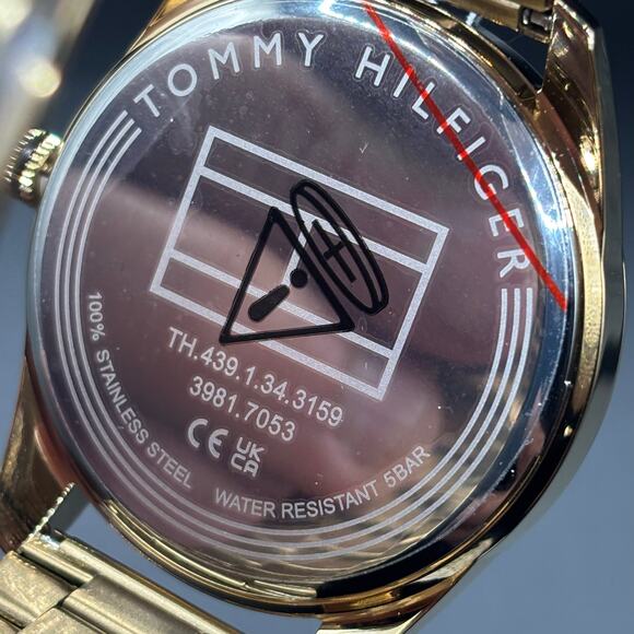 Tommy Hilfiger Griffin 1710457 Men’s 43mm Gold Stainless Steel Quartz NIBWT - Picture 8 of 17